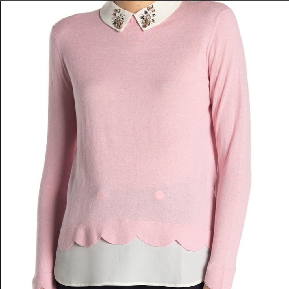 Ted Baker embellished collar Suzaine sweater